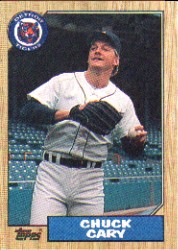 1987 Topps Baseball Cards      171     Chuck Cary